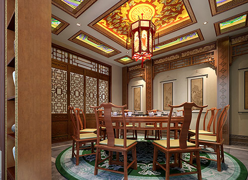 渝北中式古典风格家居装修设计效果图