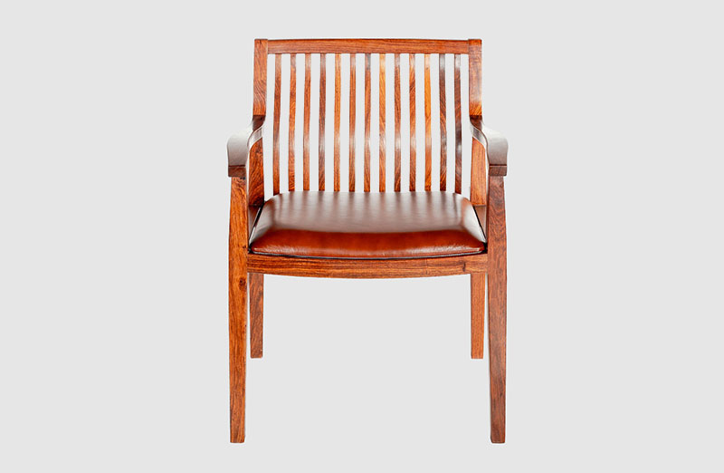 渝北中式实木大方椅家具效果图